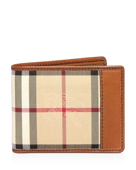 burberry plaid hipfold wallet|burberry wallet on chain.